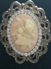 Antico anello da donna con Cammeo anni 50 da bigiotteria