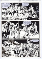 MAURIZIO DOTTI - TAVOLA ORIGINALE TEX - 'GHOST TOWN'