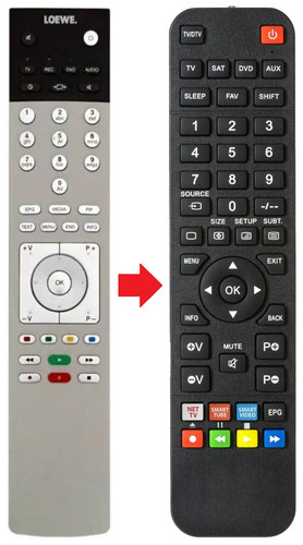Telecomando adatto per loewe - telecomando,