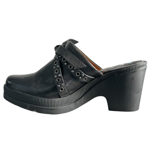 Zoccoli daniblack pelle - zoccoli,
