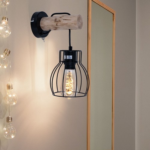Legno lampada parete natura - lampada, da