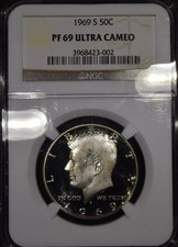 1969-S Kennedy Silver Half