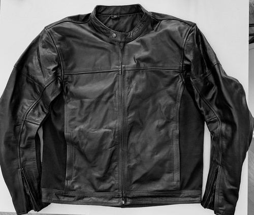 Giacca moto pelle bufalo - di,
