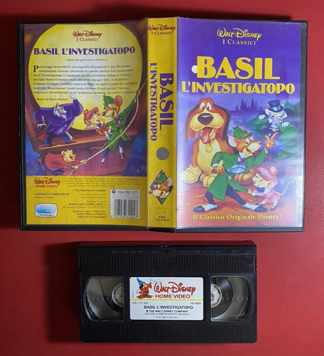 Vhs walt disney - vhs, basil