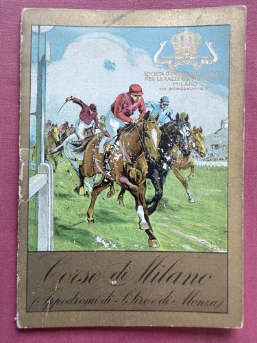 Calendario 1927 delle corse - calendario,