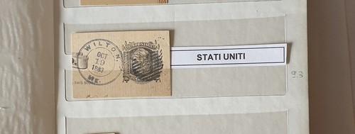 Francobollo cartolina - 1, di