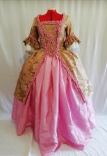 Abito storico costume  XVIII  Sec. Damina Rosa