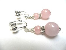 PAIO DI A CIONDOLO ROSA GIADA