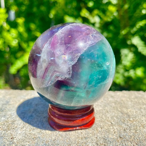 219g sfera fluorite verde - fluorite,