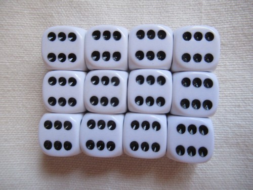 12d6 dadi bianco bolt - 12d6,