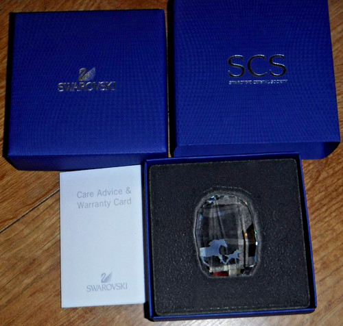 Fermacarte swarovski argento - swarovski,