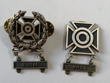 2 Spilla Distintivo Vintage
