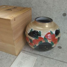 Vaso giapponese kutani ware - giapponese,