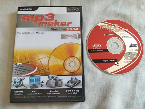 Magix mp3 maker titanium 2004 - magix,