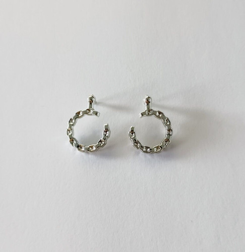 Orecchini cerchio design - a,