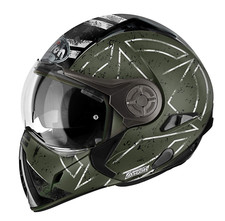 J6C70L - CASCO AIROH J106 COMMAND GREEN MATT TG.XS