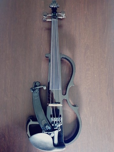Violino elettronico nero