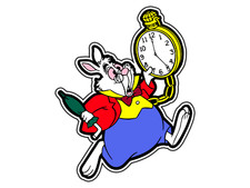 Adesivo The White Rabbit #1