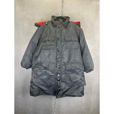 Parka nero vintage anni 50 con