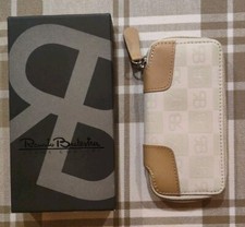 PORTACHIAVI A PORTAFOGLIO BEIGE NUOVO RENATO BALESTRA CON SCATOLA ORIGINALE 