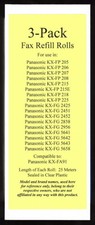 Confezione da 3 Rotoli Fax