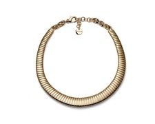 Collana Unoaerre Bronzo dorato catena maxi tubogas 2774