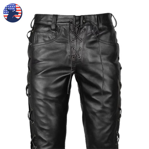 Pantalone uomo vera pelle - , di