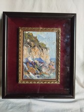 olio su tavoletta firmata