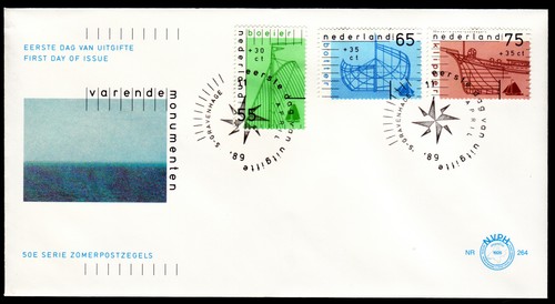 Olanda 1361 fdc - 1361-63, navi