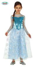 COSTUME FROZEN ELSA CARNEVALE PRINCIPESSA NEVI VESTITO GUIRCA BAMBINA 