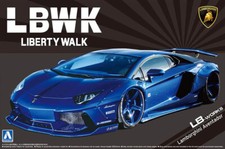 Lamborghini Aventador LB versione funzionante Kit modellino 2 in 1:24 kit di montaggio Aoshima 059913