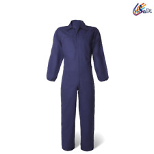TUTA DA LAVORO MECCANICO OFFICINA BLU IN COTONE MASSAUA INTERA CON CERNIERA ZIP