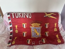 Splendida bandiera Torino calcio anni 70 vintage da collezione