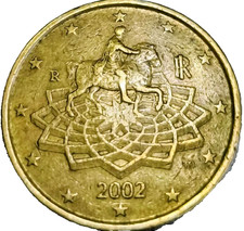 Rara Moneta Da 50 Centesimi Del 2002