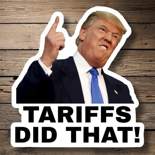Adesivi trump tariffe hanno - "tariffe, l'hanno