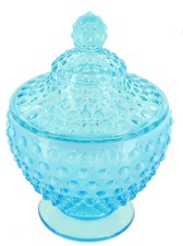 Vintage Fenton con Rilievi Blu