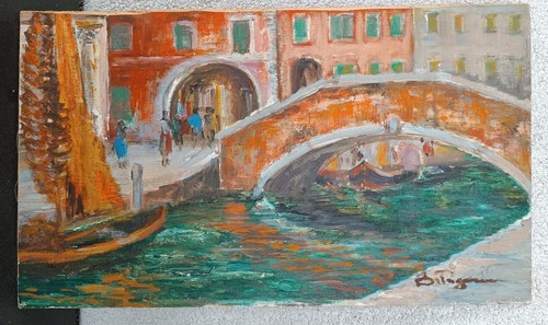 Vignini bruno olio su - ,