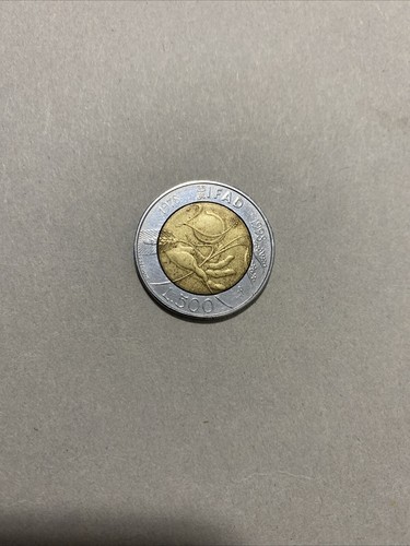 Moneta italia 500 lire - italia, ifad