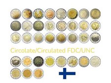 2 Euro Commemorativi Finlandia 2004 2008 2009 2012 2013 2017 2018 2021 2023 2024