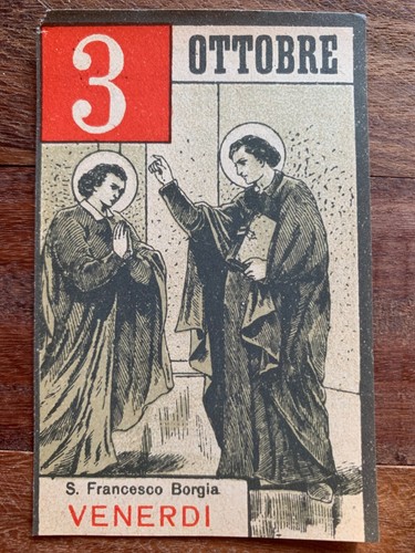San francesco borgia santino - san, borgia,