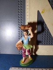 personaggio presepe vintage - made in Italy in plastica