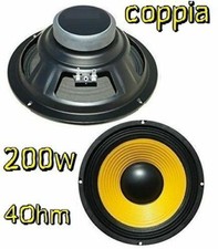 COPPIA WOOFER RICAMBIO CASSE