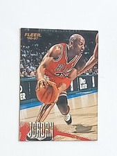card NBA FLEER '96-97 1996 CHICAGO BULLS MICHAEL JORDAN #13