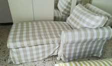 Chaise Longue in tessuto a