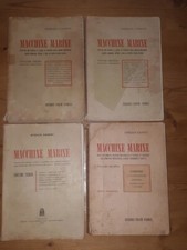 Otello Caocci - MACCHINE MARINE - Completa 4 Volumi - Cedam 1959/1960