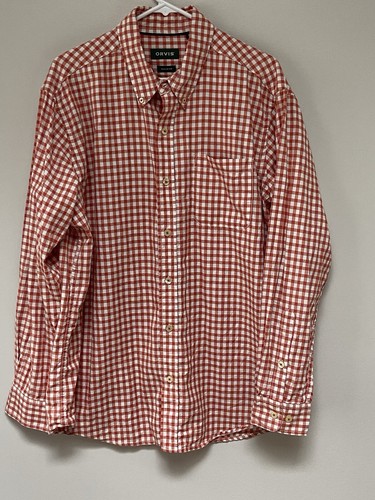 Orvis camicia uomo arancione - uomo,