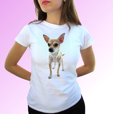 T-shirt Chihuahua cane maglietta animale animale domestico regalo uomo donna bambini taglia bambino