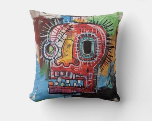 Cuscino 40x40 basquiat - cuscino,