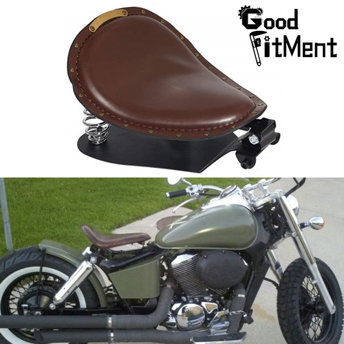 Sedile solo moto marrone - sedile, con