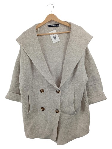 Zara knit cardigan donna beige - knit,
